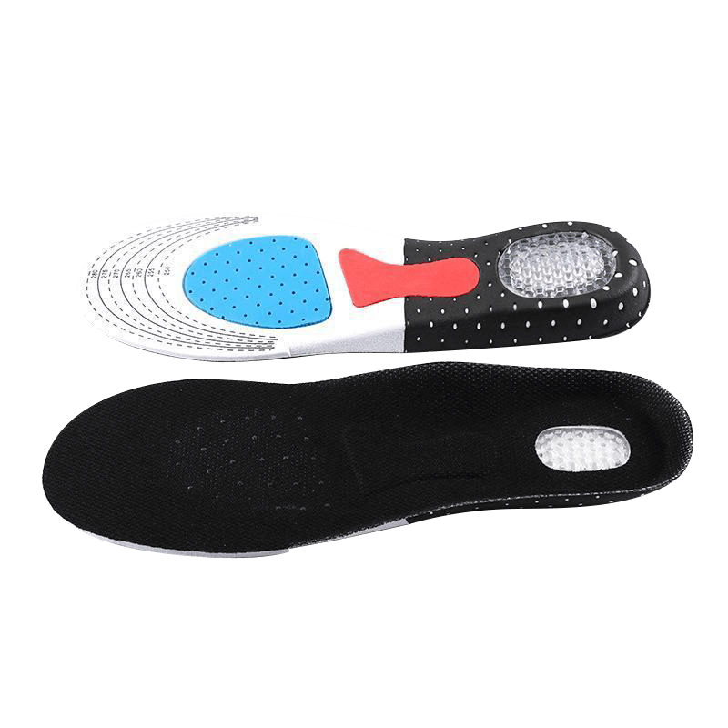 Sports insole with honeycomb cushioning and sweat absorption