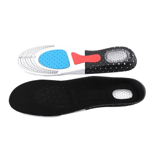 Sports insole with honeycomb cushioning and sweat absorption